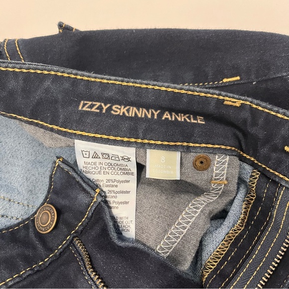 Michael Kors Izzy Skinny Ankle blue jeans size 8 - Picture 4 of 4